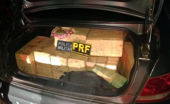 Ação conjunta apreende 440 kg de maconha e recupera carro roubado na BR 101 em Barra Velha - foto 5