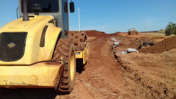 Obra de pavimentação de via lateral a BR 472 está em fase final de conclusão, em SJI - foto 2