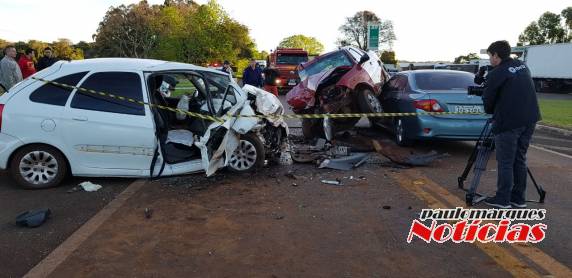 Acidente grave envolve três veículos na BR 472 em Santa Rosa - foto 6