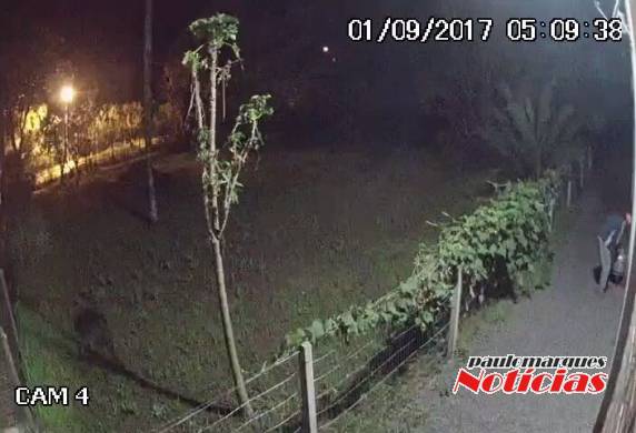Câmeras de monitoramento flagram indivíduo
tentando furtar botijão de gás, em Três de Maio - foto 3