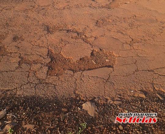 Condições são precárias na VRS 338 no acesso entre Progresso e Manchinha - foto 2
