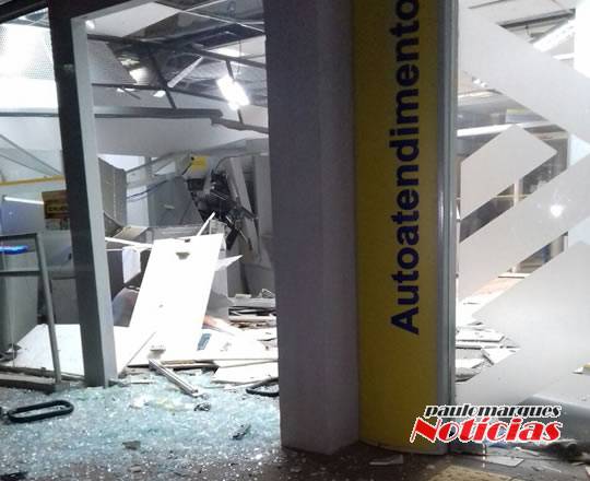 É o segundo ataque a bancos que acontece neste ano na cidade
