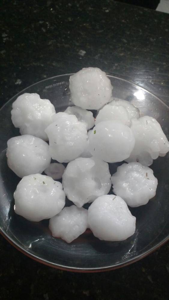 Queda de granizo atingiu Santo Ângelo nesta quarta-feira - foto 2