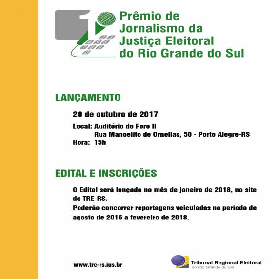1º Prêmio de Jornalismo da Justiça Eleitoral do Rio Grande do Sul - foto 2