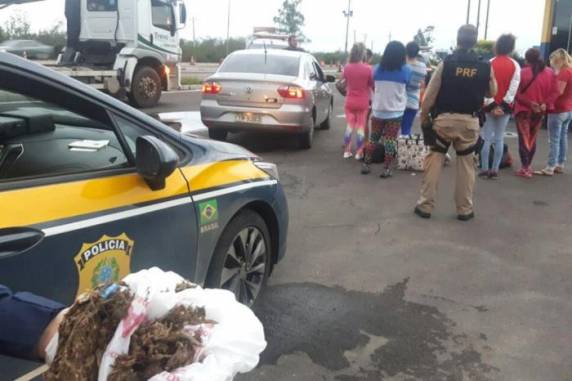 Condutora do veículo saiu em fuga após avistar viatura policial