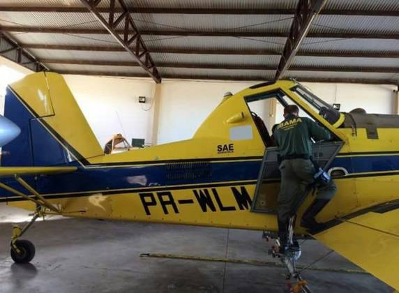 Aeronaves não possuíam licença ambiental e o arroz estava sendo 

pulverizado com defensivos agrícolas sem registro no Brasil. Ação faz parte de uma operação conjunta do Ibama, Anac e da Secretária da Agricultura do estado