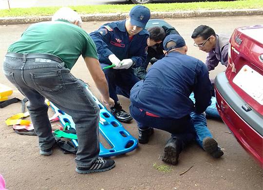 Homem é atropelado no Centro de Horizontina - foto 2