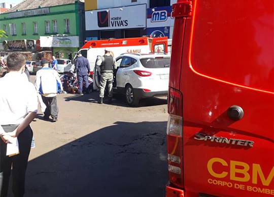 Mulher é atropelada no Centro de Ijuí - foto 2
