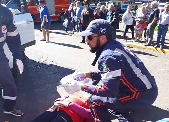 Mulher é atropelada no Centro de Ijuí - foto 3