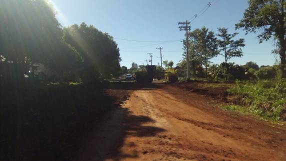 Obra de calçamento interrompe a rua Medianeira em Três de Maio - foto 3