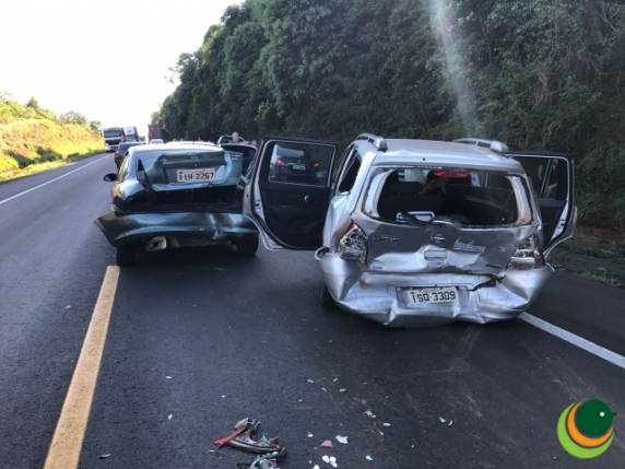 Engavetamento deixa cinco feridos no trecho entre Passo Fundo/Ernestina - foto 5