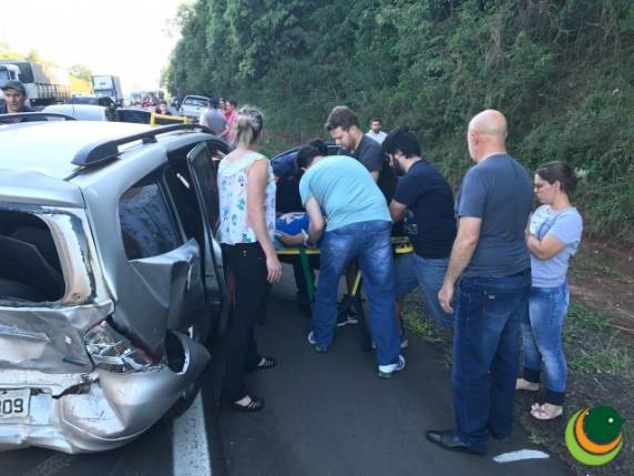 Engavetamento deixa cinco feridos no trecho entre Passo Fundo/Ernestina - foto 3