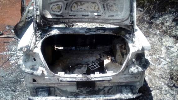 Brigada Militar localiza veículo abandonado e incendiado no interior de Três de Maio - foto 3