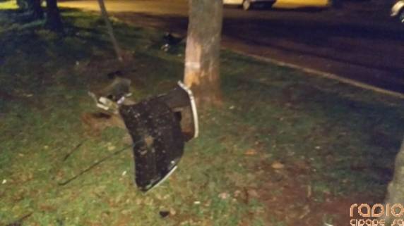 Acidente na madrugada deste sábado deixa uma pessoa ferida, em Santo Ângelo - foto 2