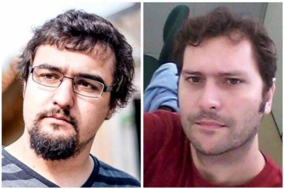 Robson Pandolfi, 31 anos, e Alexandre Blankl Batista, 38 anos, passavam as férias no país acompanhados de 

familiares