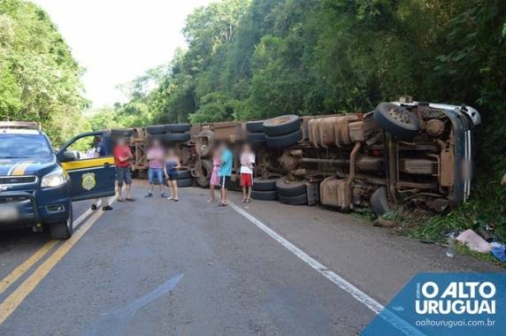 Acidente aconteceu próximo a ponte sobre o rio do Várzea entre Iraí e Frederico Westphalen