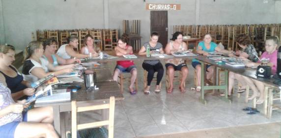 Turma de Lajeado Silva, interior de Independência, iniciou os encontros do curso do Senar na semana passada. Em Três de 

Maio e Horizontina também haverá turmas