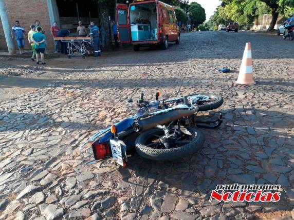 Acidente deixa motociclista ferido no bairro Glória em Três de Maio - foto 2
