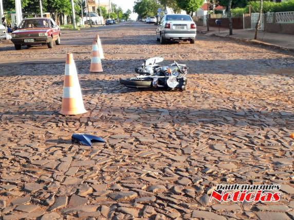 Acidente deixa motociclista ferido no bairro Glória em Três de Maio - foto 5