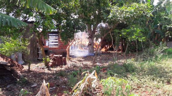 Bombeiros combatem incêndio em duas casas em Boa Vista do Buricá - foto 3
