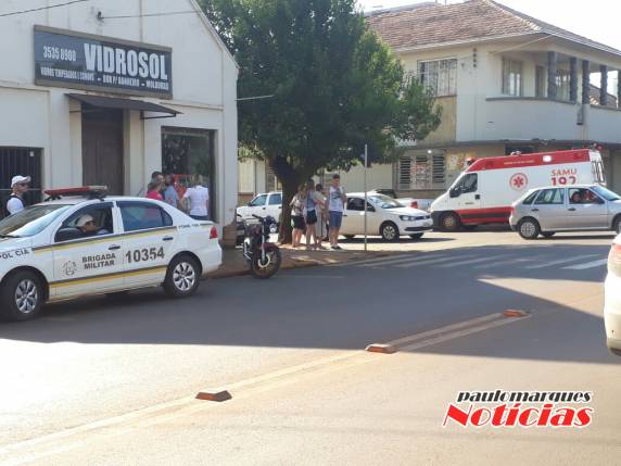 Acidente deixa motociclista ferido no Centro de Três de Maio - foto 3