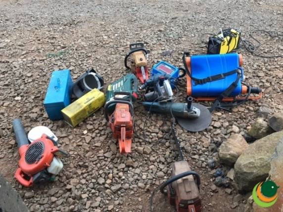 DEFREC prende casal com maquinário roubado no interior de Agua Santa - foto 4