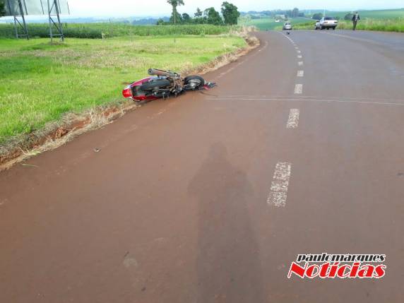 Acidente deixa motociclista ferida na Perimetral em Bela Vista, Três de Maio - foto 2