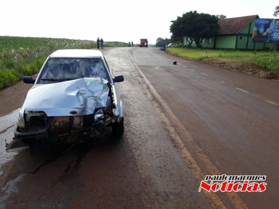 Acidente deixa motociclista ferida na Perimetral em Bela Vista, Três de Maio - foto 4