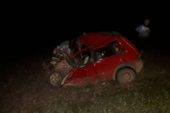 Colisão ocorreu 

na noite de domingo (8) na RS-481