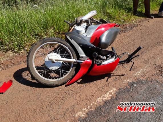Motociclista fica ferido depois de uma colisão contra um boi na RS 342, em Três de Maio - foto 3