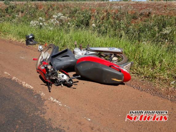 Motociclista fica ferido depois de uma colisão contra um boi na RS 342, em Três de Maio - foto 2
