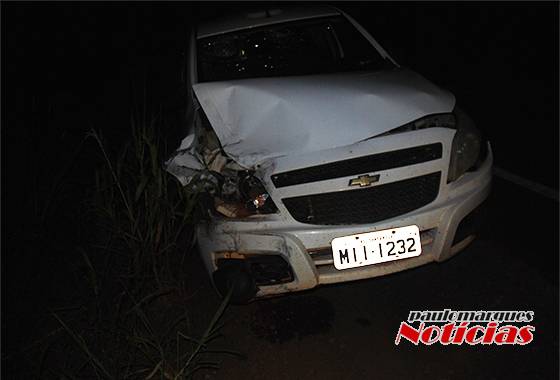 Veículo Montana é abandonado após acidente na RS 342 em Três de Maio - foto 3