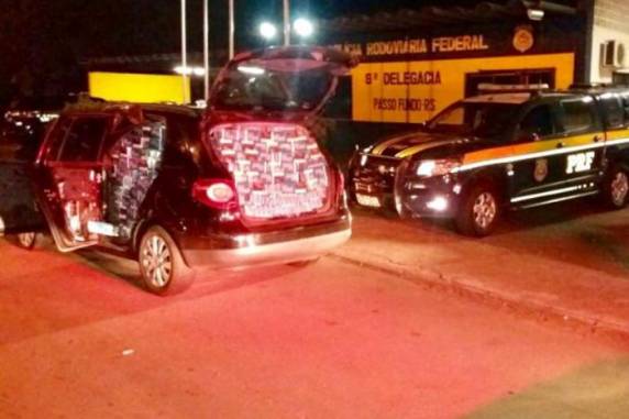 O motorista, de 53 anos, foi preso em flagrante. O valor da 

carga é estimado em R$ 80 mil reais