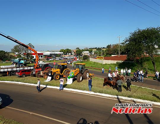 Três de Maio sediou evento regional na mobilização dos caminhoneiros - foto 2