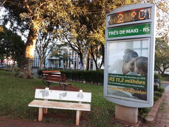 Baixa temperatura forma geada em Três de Maio e região - foto 3