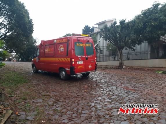 Bombeiros isolam local onde caminhão enroscou em fios energizados, em Três de Maio - foto 3