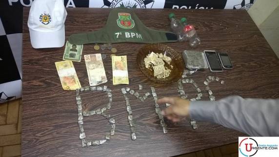 Jovem é 

preso com drogas em Inhacorá - foto 2