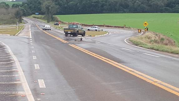Acidente envolve dois veículos na BR 468 - foto 4