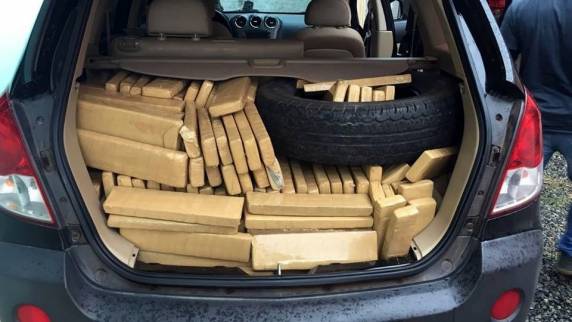 Ação conjunta PRF e PM/SC apreende mais de uma tonelada de maconha no litoral catarinense - foto 3