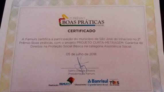 São José do Inhacorá ganha prêmio da Famurs na Assistência Social - foto 3