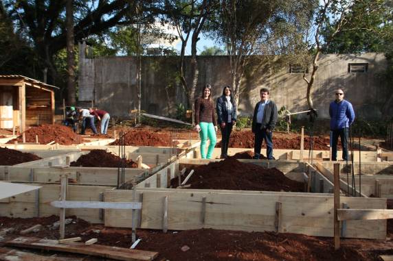 Prefeito Copatti fez visita ao canteiro de obras