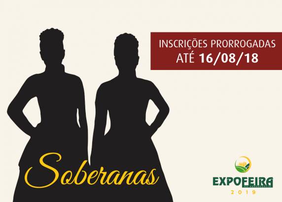 Inscrições agora vão até o dia 16/08