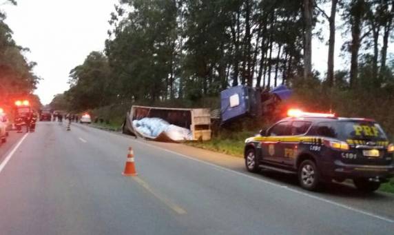 Acidente com Jeep de São Sepé e carreta de Santiago deixa uma pessoa morta na BR 392 - foto 3