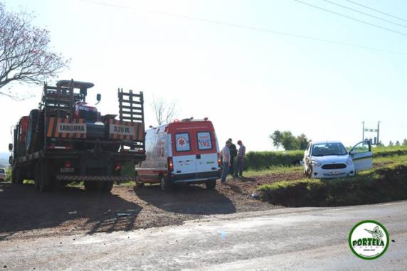 Acidente entre caminhão e carro deixa um ferido na ERS-163 em Vista Gaúcha - foto 2