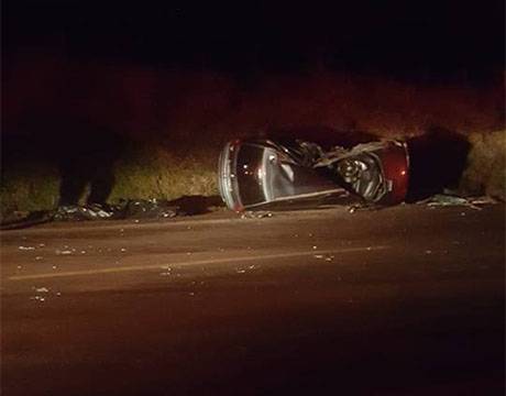 O acidente ocorreu no km 493 no município de Entre-Ijuís