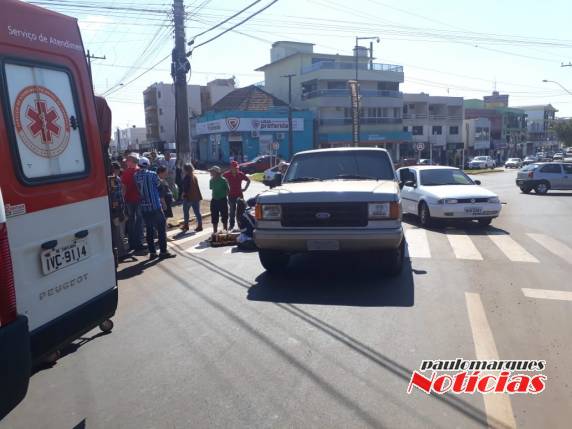 Mulher é atropelada no Centro de Três de Maio - foto 2