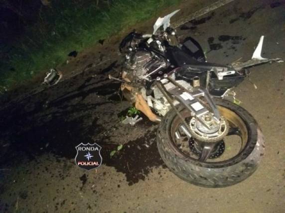Jovem morre em grave acidente de moto na SC-283 - foto 2