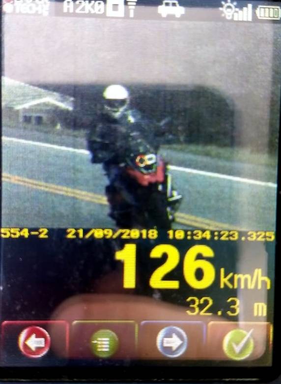 PRF flagra abusos
de velocidade em trechos de serra na BR 282 - foto 3