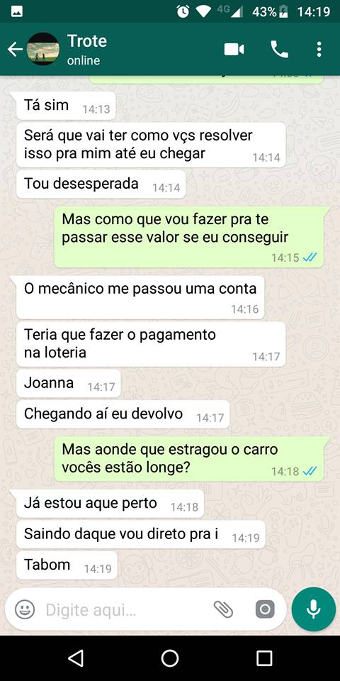 Tentativa de golpe do carro estragado pelo
whatsapp em Santo Augusto - foto 6