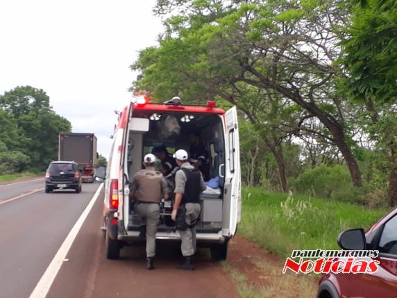 Motociclista fica ferido após queda na BR 472 em Três de Maio - foto 2